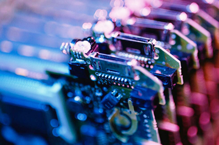 Rapid development of electronic components industry